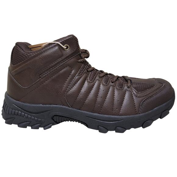 JBU Water Resistant Combat Hiking Boots Torrence Size US 9M Brown Faux Leather main image 3